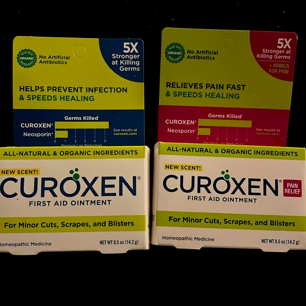 Curoxen (2 pack) ointment natural organic homeopathic first aid pain relief